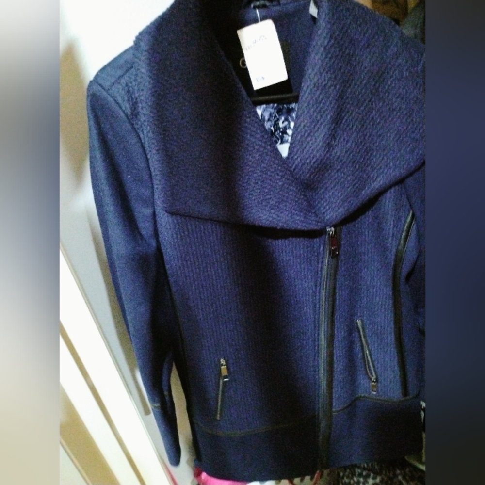 GUESS navy coat size xl